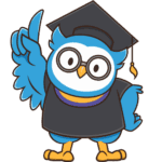 web design education A wise owl in a graduation cap